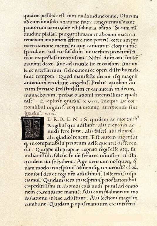 Unattributed scribe's writing from 1488 in Florence